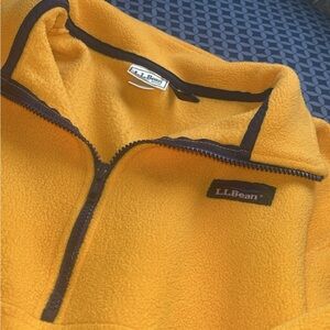 LL bean half zip sweatshirt